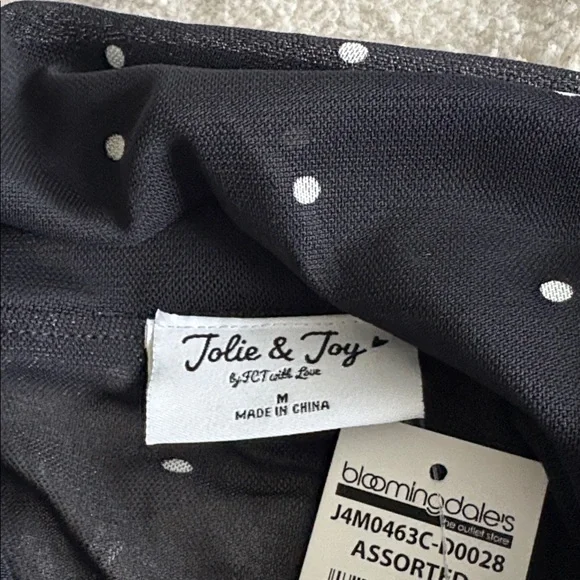 NWT Jolie and Joy Off the shoulder polka dot blouse - Picture 2 of 4